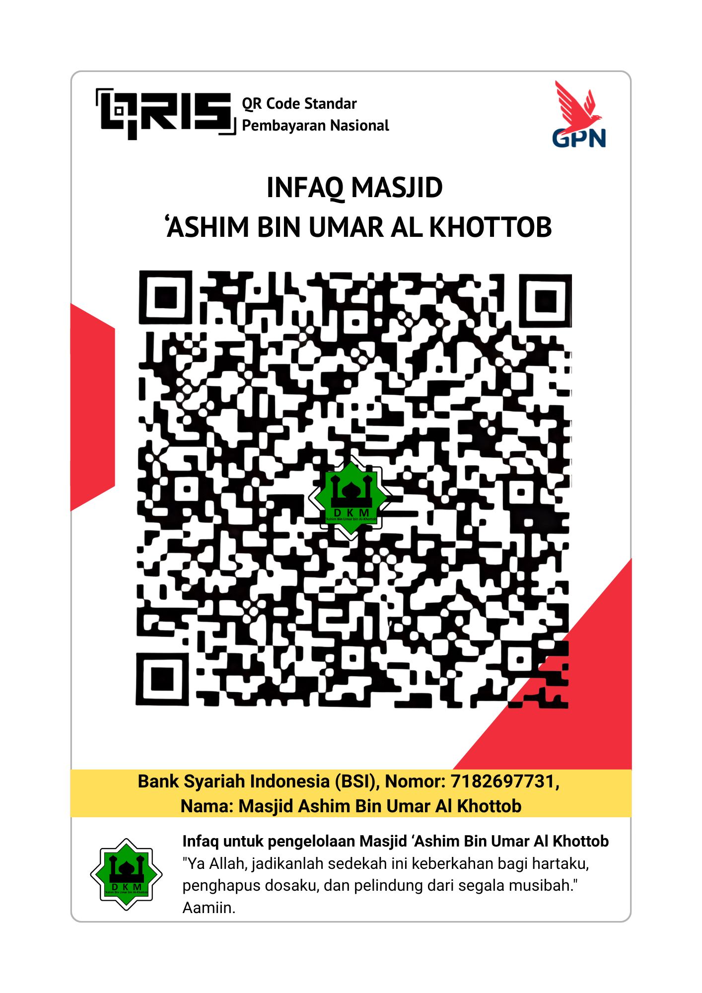 QR Code Infaq Masjid Ashim